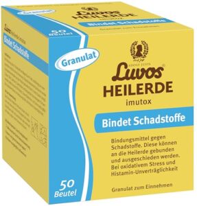 Luvos Heilerde imutox Granulat - 50 Portionsbeutel - Zur Unterstützung der Körperentgiftung - Veganes Naturprodukt - Das Original von Luvos